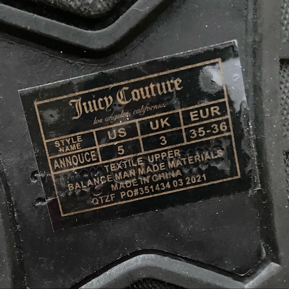 NWOT*Juicy Couture Sneakers, Size 5 - Picture 12 of 12